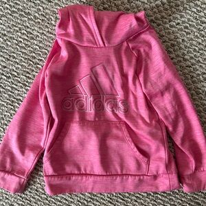 Adidas Pink Hoodie Sweatshirt 3T